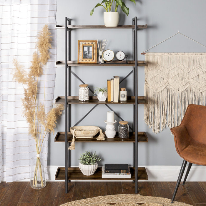 Three Posts Jessica 173cm H x 92cm W Steel Standard Bookcase & Reviews Wayfair.co.uk